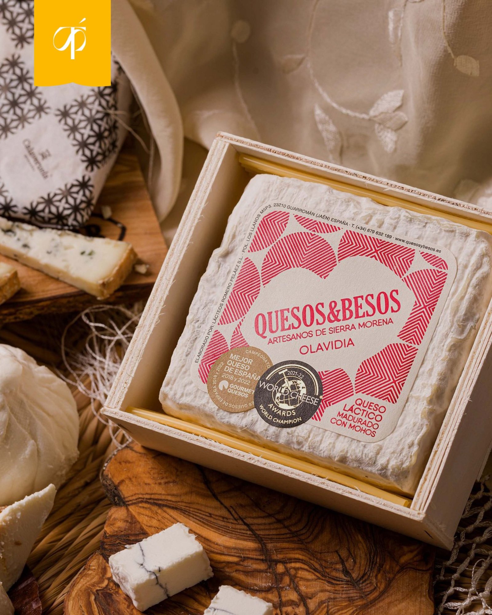 Queso Artesano de Cabra Olavidia 250-300g