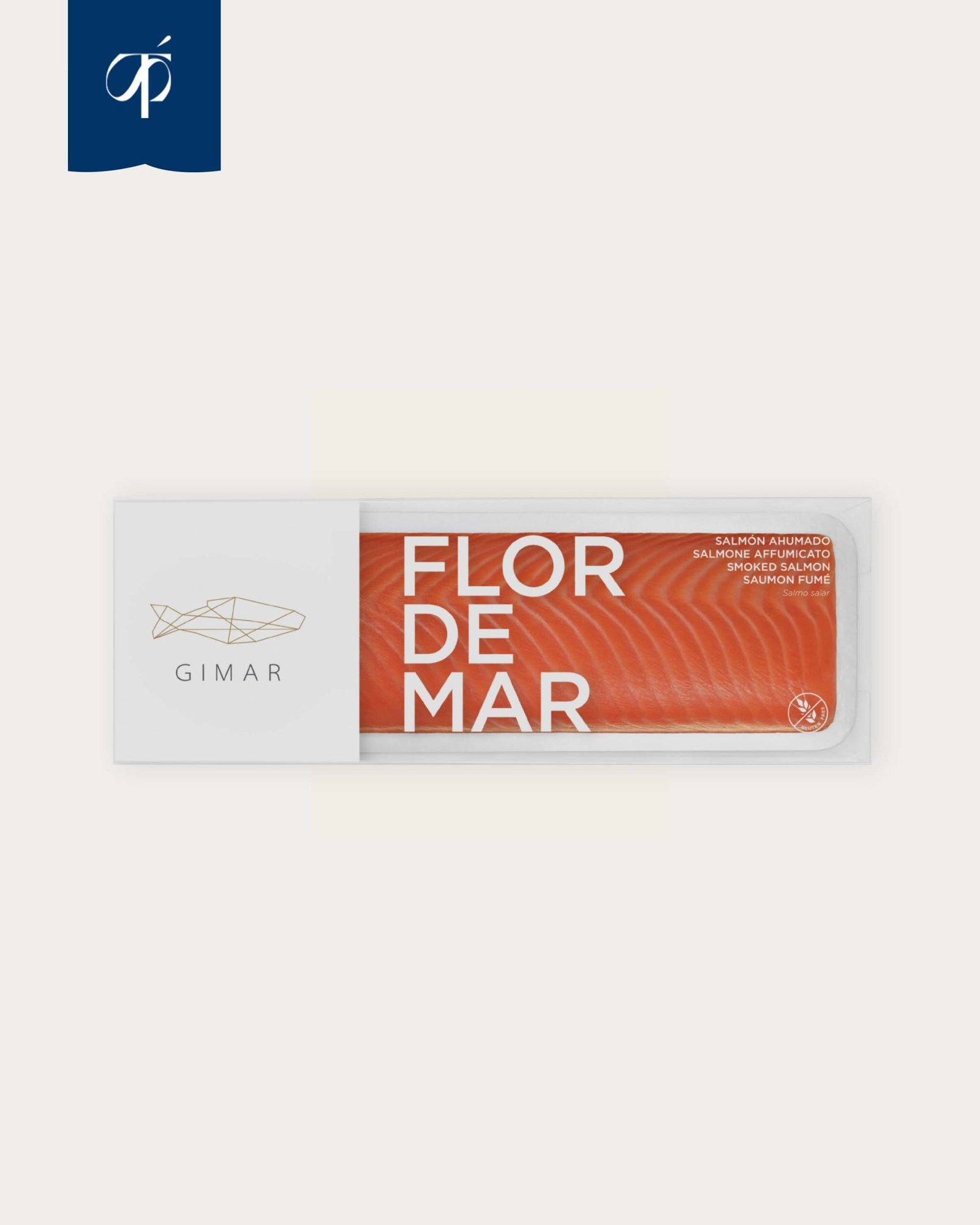 Flor de Salmón Ahumado Entero sin Piel 450gr
