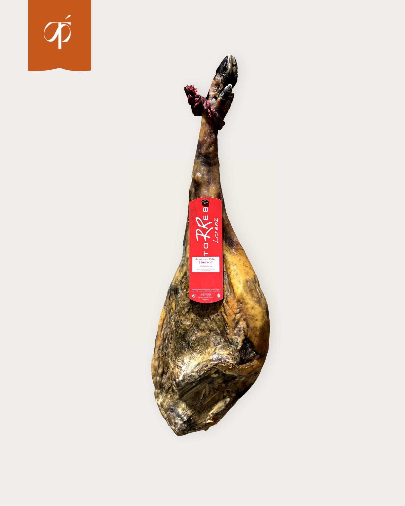 Jamón de Cebo Ibérico 50% Brida Blanca