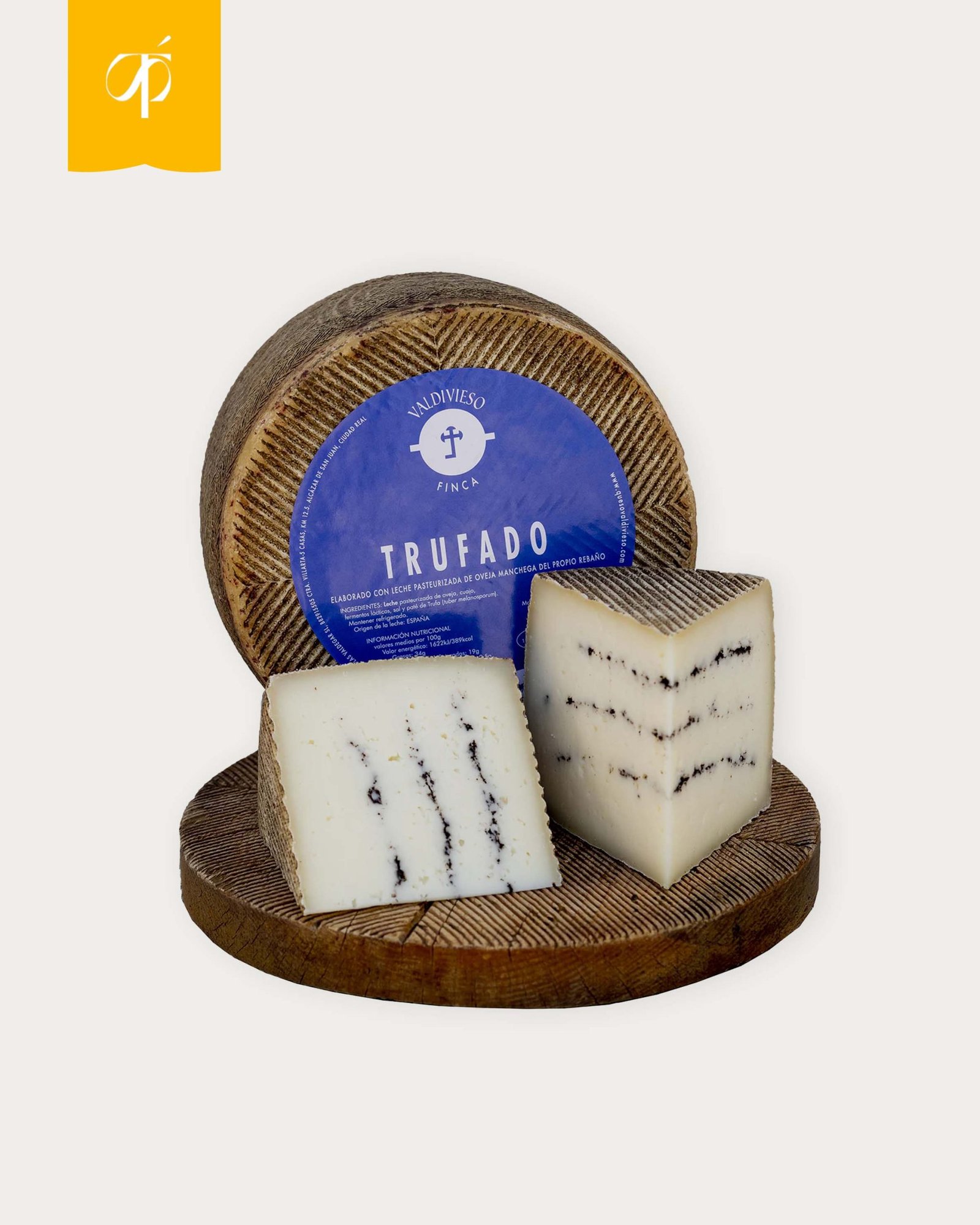 Queso Artesano de Oveja Trufado 3.25kg