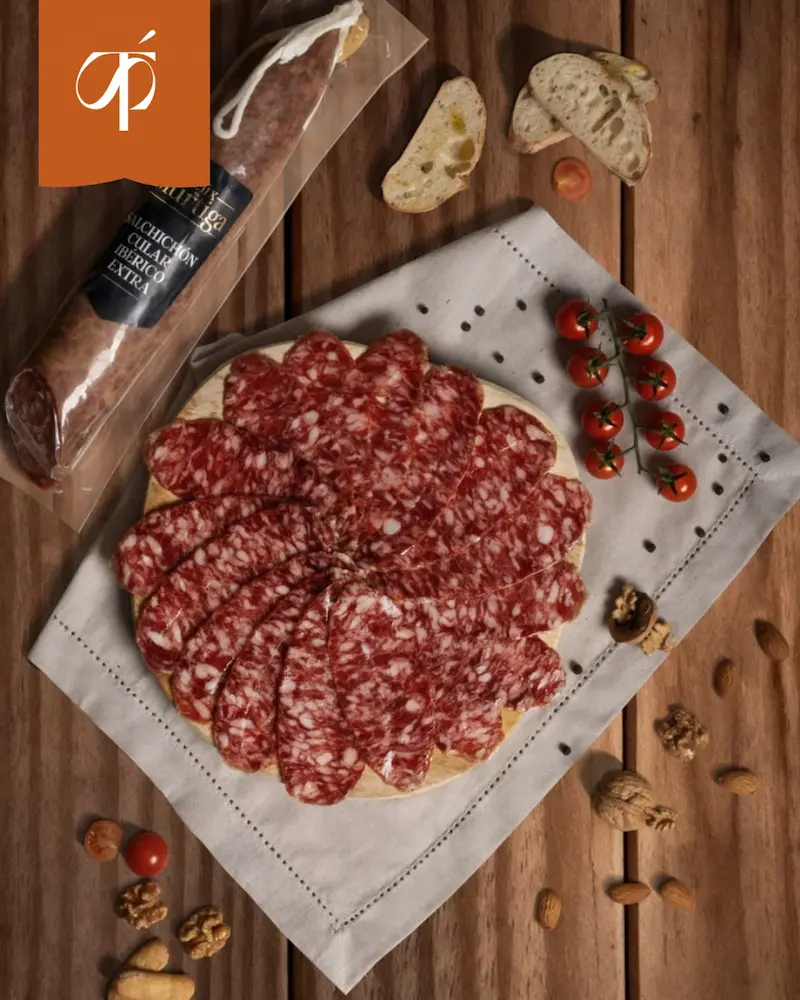 SALCHICHON CULAR IBERICO 1/2 PZA PACK 3UD FELIX DE MURTIGA